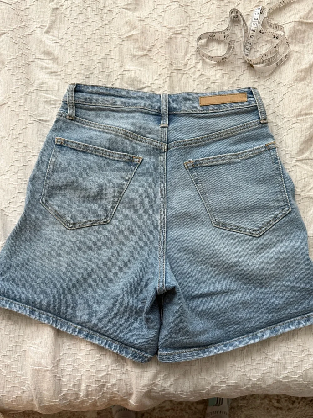 Cello High-Waist Light Blue Denim Shorts - Picture 2 of 4